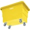 Global Industrial 6 Bushel Plastic Bulk Box Truck, Direct Mount Base, Yellow, 33-2/5L x 23W x 24-1/2H 800311YL - alternate 3